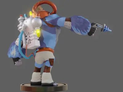 SpaceBoy Umbrella Academy 3D model