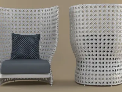 Garden chair  Free 3D model