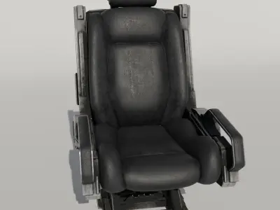Sci-Fi chair v3 3D model