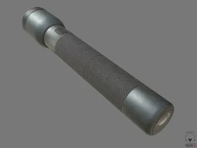 Flashlight PBR Low-poly 3D model