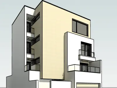 Modern villa 3D model