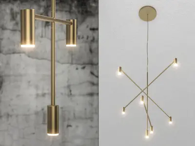 Rays Pendant 3D model