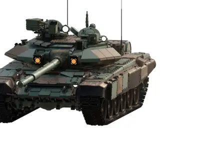 Tank T-90A 3D model