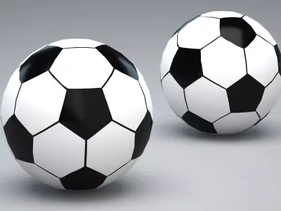Football soccer ball 3D model
