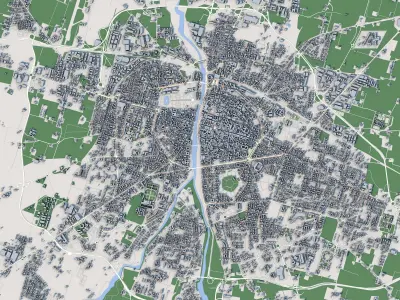 Parma City Italy 3D model