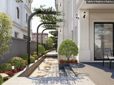 Landscape Garden 3D model