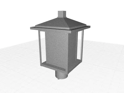 Iwan Clear Seedy Lantern Head 3D model