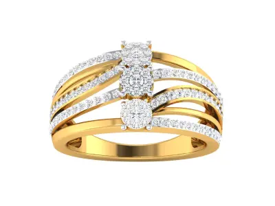 Women Ring Render 3dm STL MTL SLC JCD OBJ FBX Details 3D print model 78