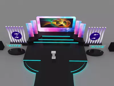 Event Stage Design 3D model