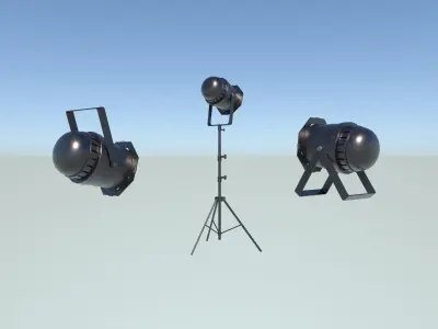 Double Tech Ltd Stage Light 3D model
