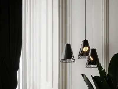 CONIC SECTION HYPERBOLA PENDANT By Castor Design 3D model