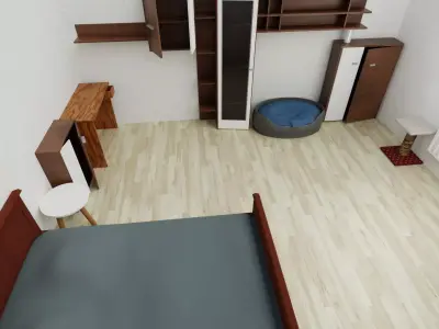 Modern Bedroom 3D model