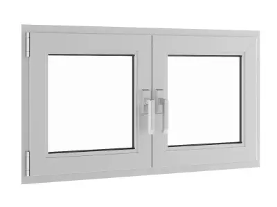 Metal Window 1180mm x 600mm 3D model