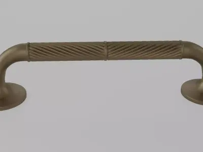 Bronze Furniture Handle 6 3D model