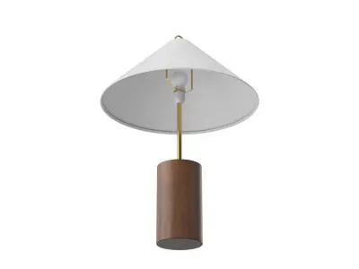 Table Lamp Low-poly 3D model 28