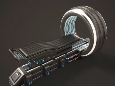 Sci Fi MRI Stylized 3D model