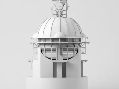 Epicyclarium - Fantasy Building - Lebbeus Woods 3D model