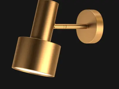 Contemporary foyer wall lighting 3D model