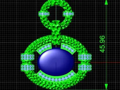 Earring 08 3D print model
