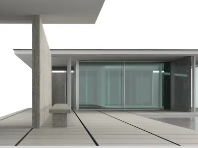 Barcelona Pavilion 3D model