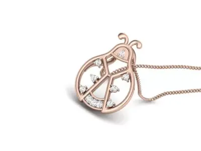 wedding engagement women pendant 3dm render detail  3D print model