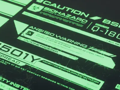 SCIFI MEDICAL-PANDEMIC DECALS  Texture