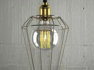 Hanging lamp 15 Loft Design 3D model