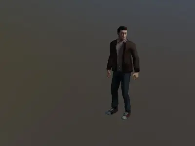 Casual Male Free low-poly 3D model