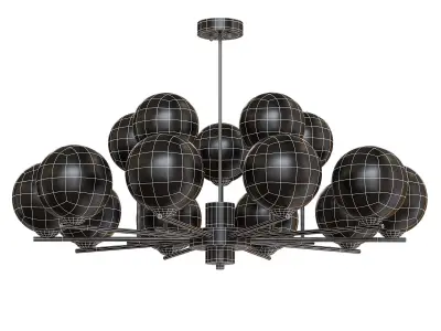 VERNER 10 lamps Low-poly 3D model