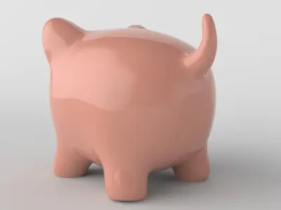 Piggy bank 3D model