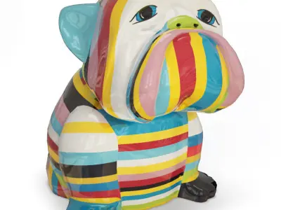 Restaurant Furniture Set 02 3D model