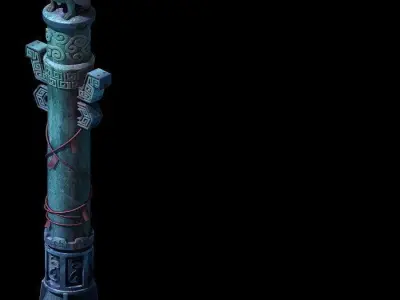 Game Models - Pillars 3D model