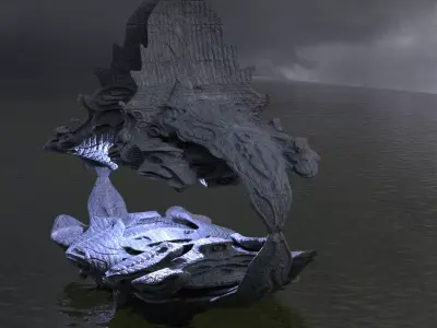 Wraith Hive platform 1 3D model