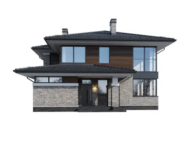 Modern V155 with BLENDER file 3D model