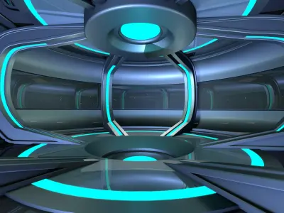  Sci Fi Room 3D model