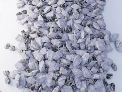 Rocks debris Low-poly 3D model