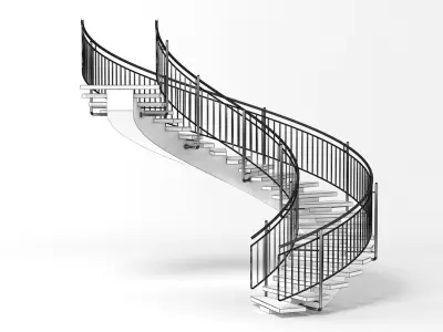 Spiral Staircase 3D model