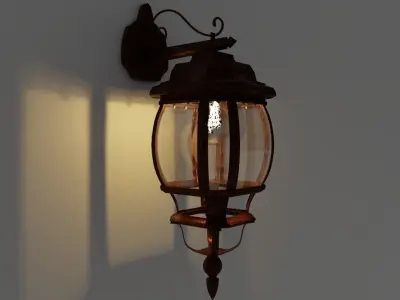 Classic Outdoor Wall Lamp 3D model