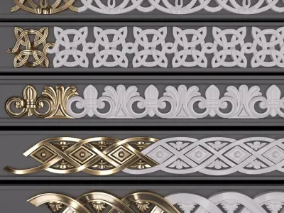 Trim Ornament 04 3D model