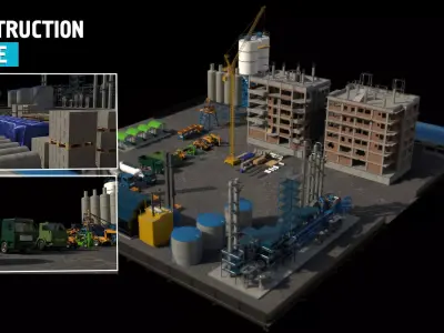 CONSTRUCTION SCENE 3D model