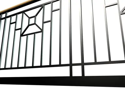 Fence 013 3D model
