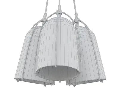 Modern Glam Gold 3 3D model