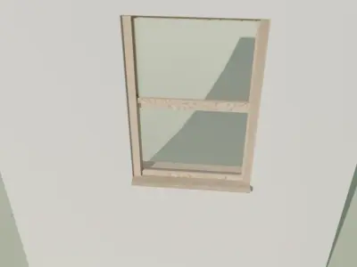 Window Low-poly 3D model