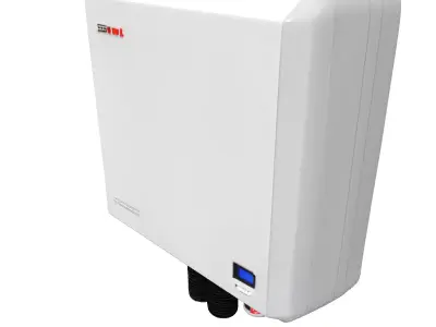 Modern Electric Tankless Water Heater Low-poly 3D model