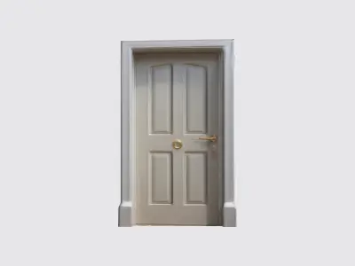 Door 3 Low-poly 3D model