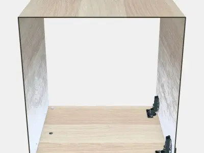 KALLAX Insert with door 1 Low-poly 3D model