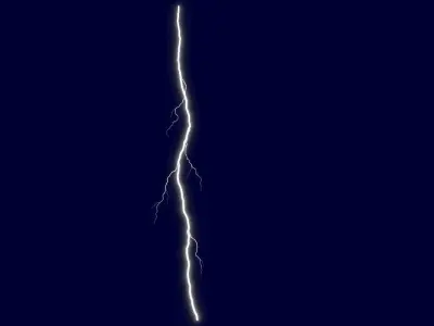 Realistic 3D Lightning CG-16 Low-poly 3D model