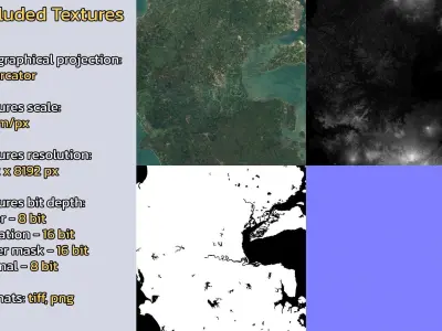 Leizhou China City Landscape 3D Model 3D model