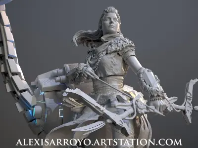 Aloy Horizon Zero Dawn 3D print model