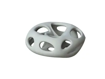 SciFi Cube Object No 65342 Low Poly Shape Low-poly 3D model